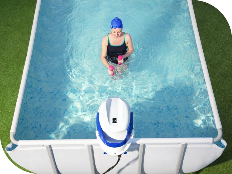 Bestway 58517 Swimfinity™ Swim Fitness System with remote controller for swimming pool from 457 cm