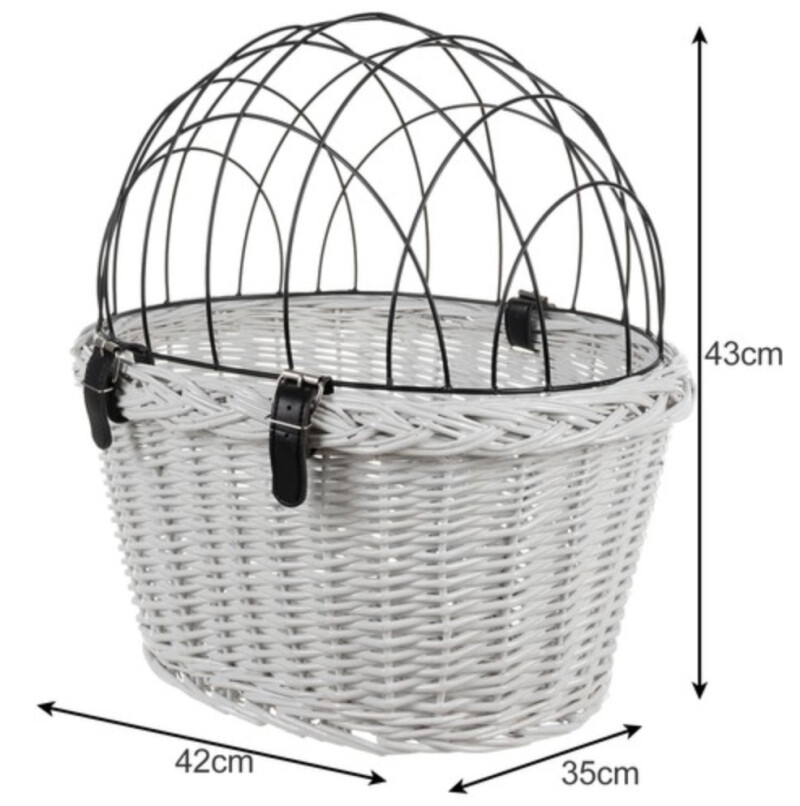 Pet bicycle basket