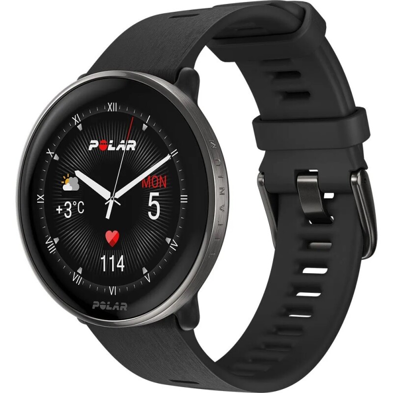 Sportinius laikrodžius POLAR IGNITE 3 TITANIUM BLACK, S-L