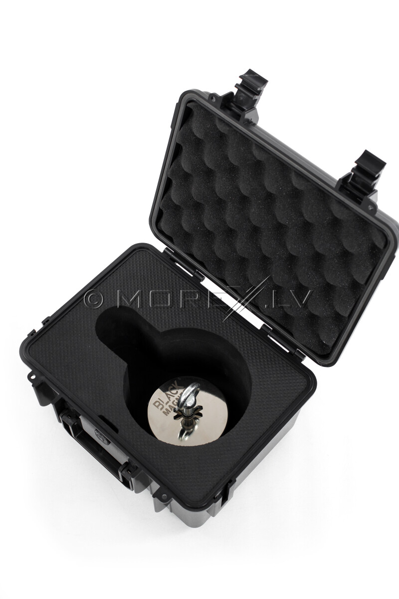 Magnetinis ieškiklis 300kg Black Magnet F300 with case BOX600