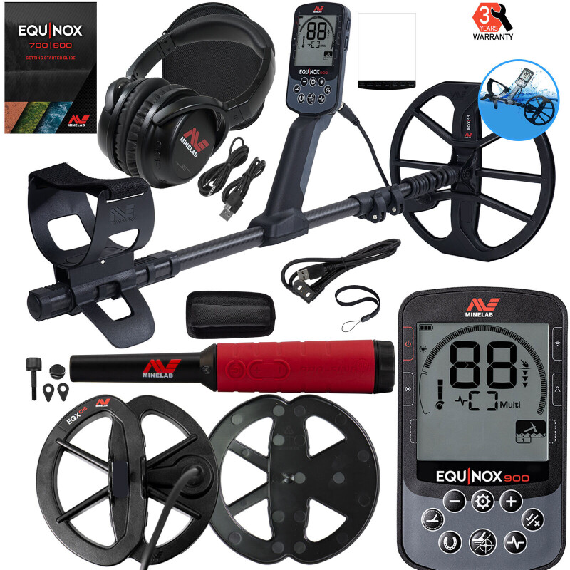 Металлодетектор Minelab EQUINOX 900 + ПОДАРОК: PRO-FIND 40