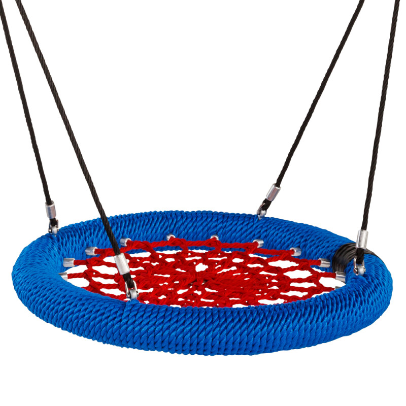 Swing Stork's nest NEST-PRO, Ø 120 cm, blue-red