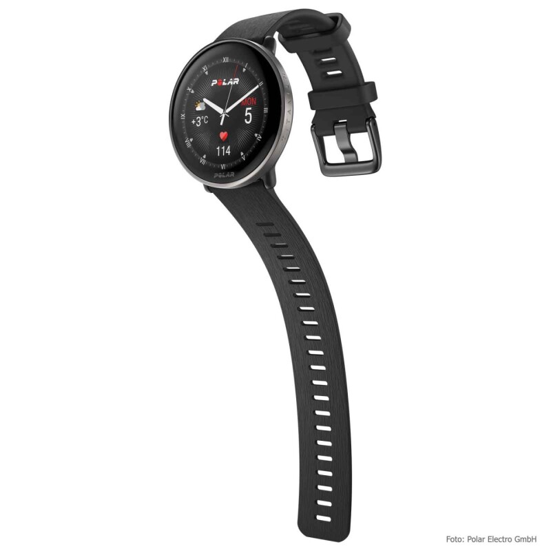 Sportinius laikrodžius POLAR IGNITE 3 TITANIUM BLACK, S-L