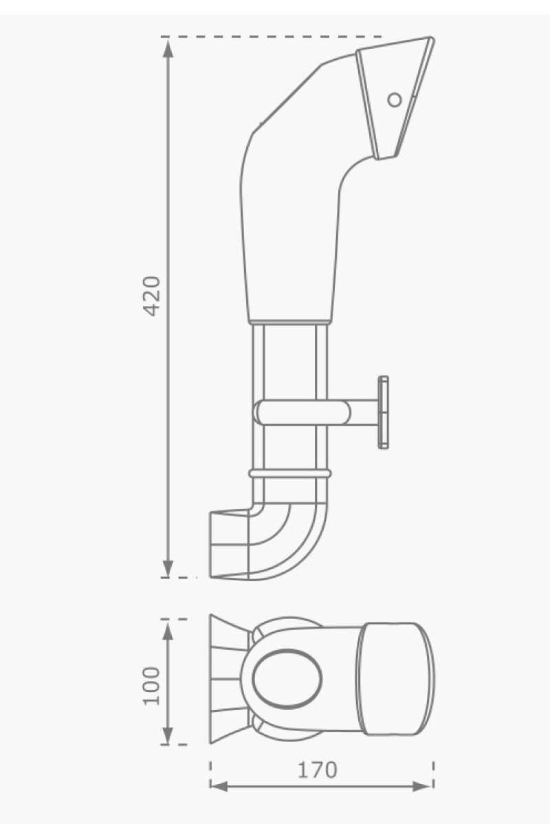 Periscope with hardware КВТ, length 420 cm