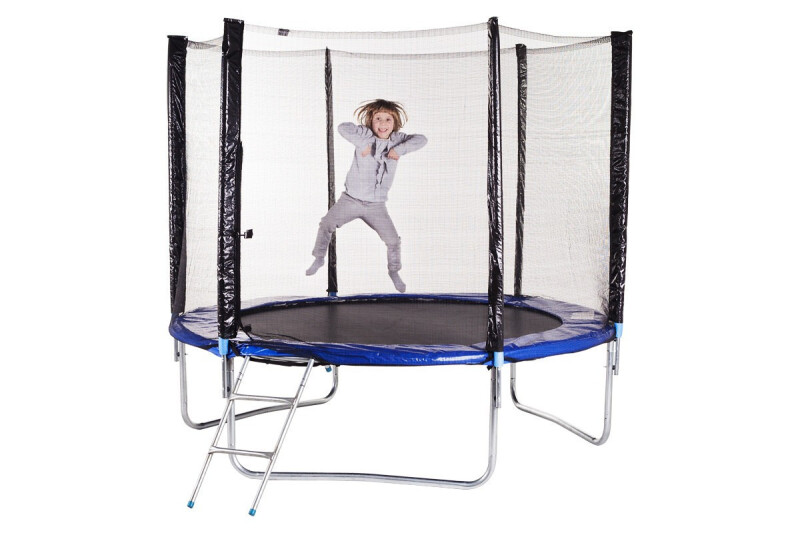 Trampoline 244 cm with safety net and ladder 8ft (2.44 m)