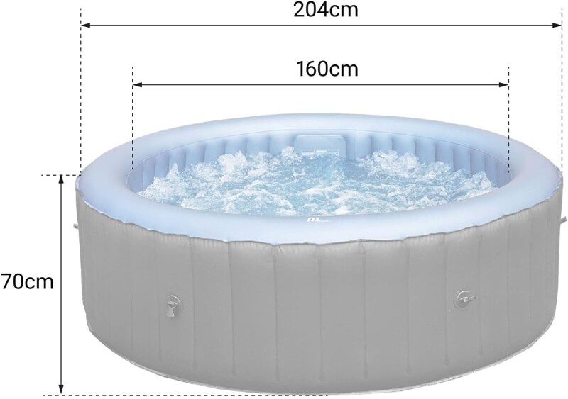 MSPA Bergen C-BE062 jacuzzi whirlpool for 6 persons