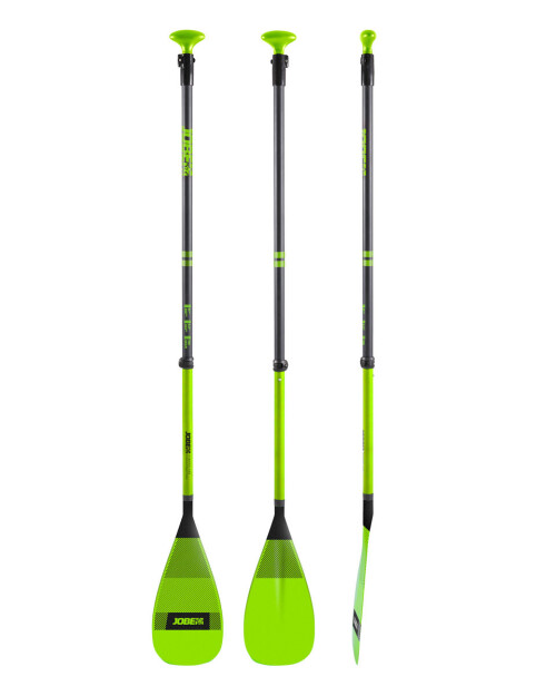 Irklas SUP sūnui Jobe Fiberglass, kalkė, 3 lygių, 180-220 cm