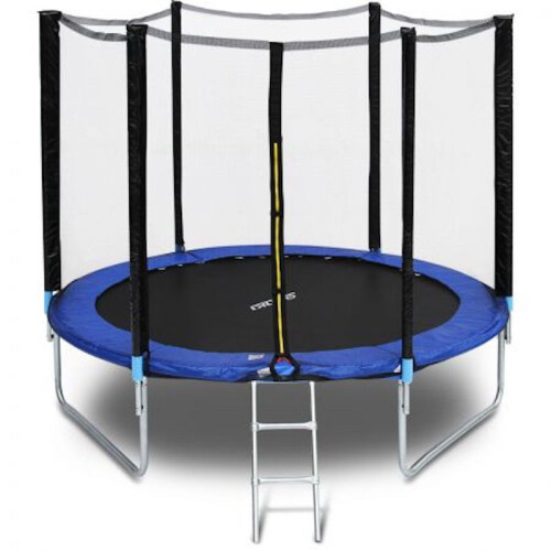 Trampoline 244 cm with safety net and ladder 8ft (2.44 m)