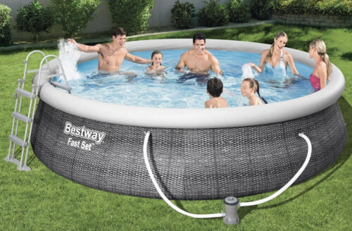 Бассейн Bestway 57372 Fast Set 396х84 см Pool Set