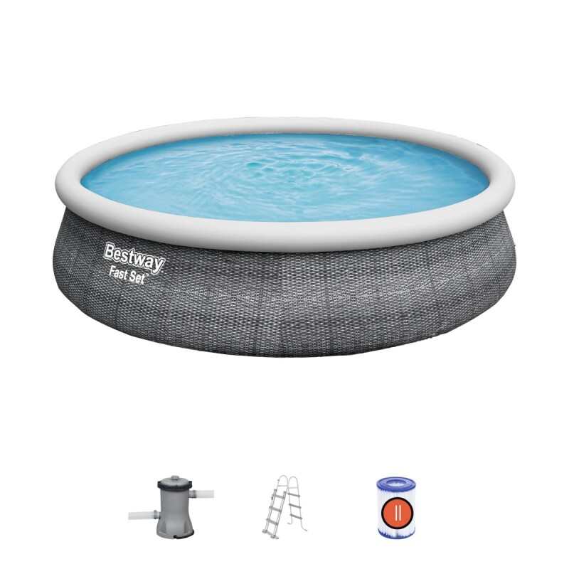 Baseinas Bestway 57372 Fast Set 457x84 cm Pool Set